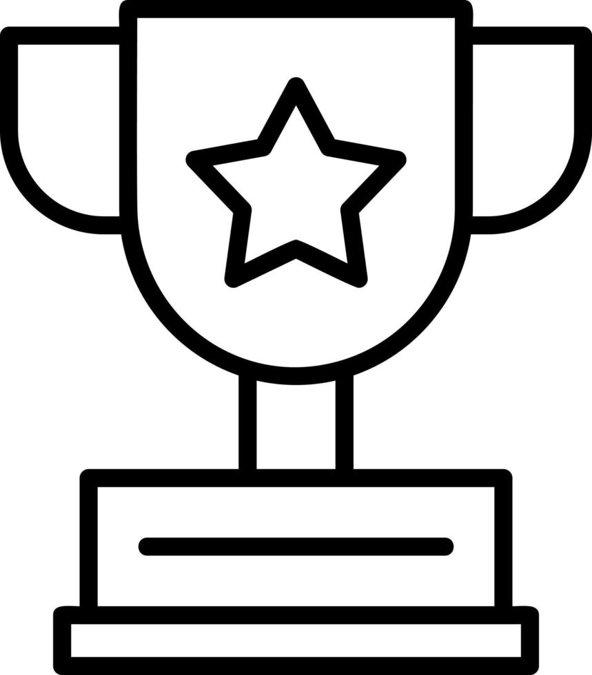 Trophy Vector Icon Design