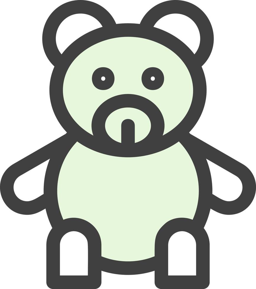 Teddy Vector Icon Design