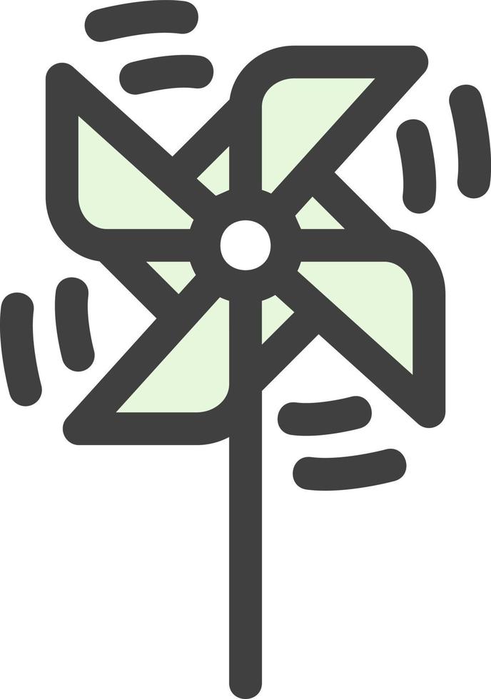 Pinwheel Vector Icon Design