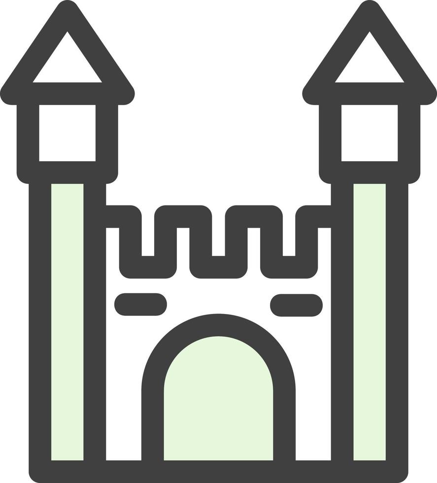 Bouncy Castle Vector Icon Design