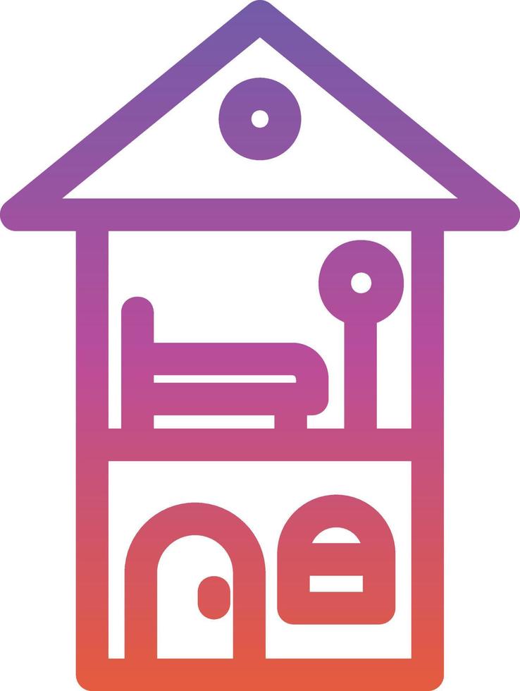 Dolls House Vector Icon Design