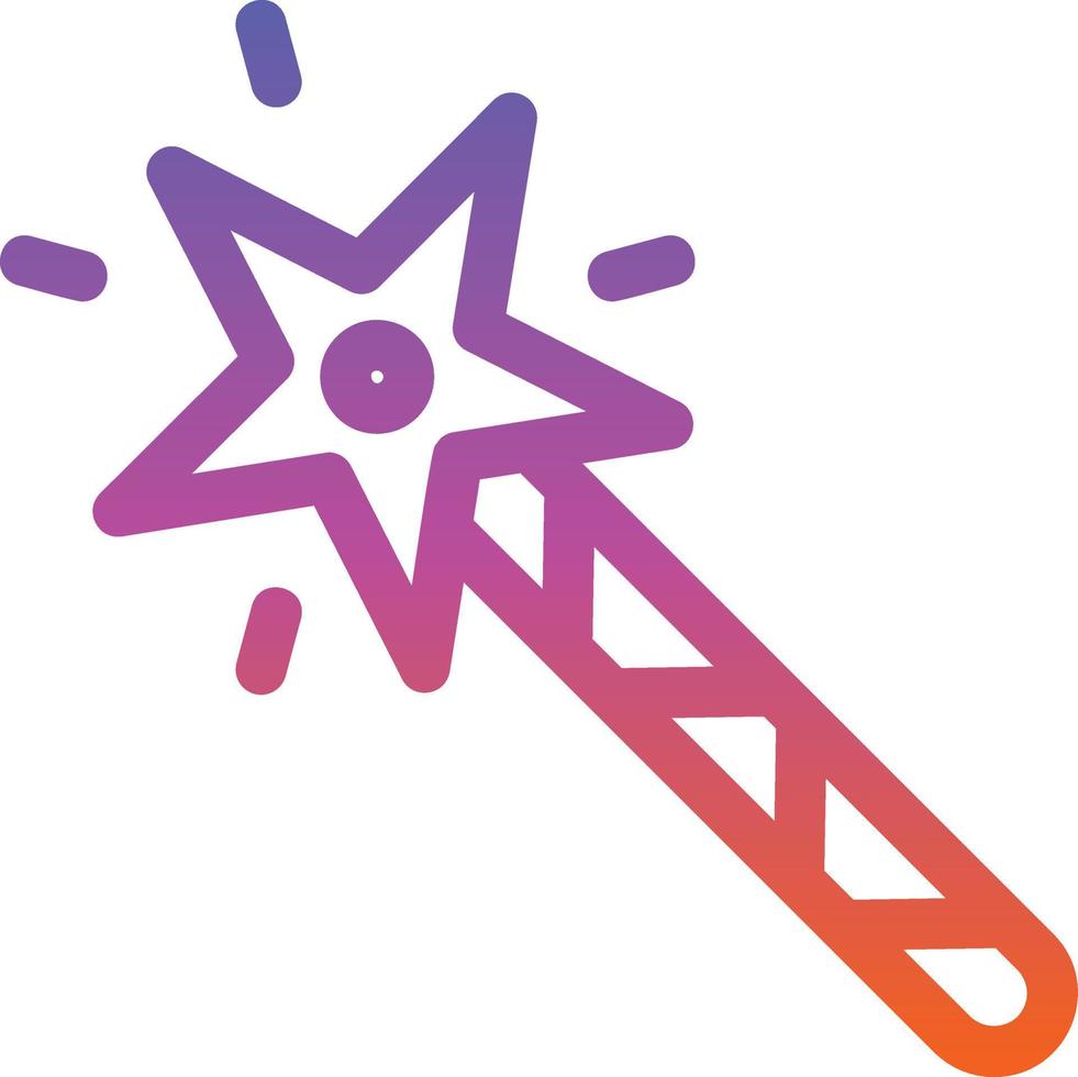 Magic Wand Vector Icon Design