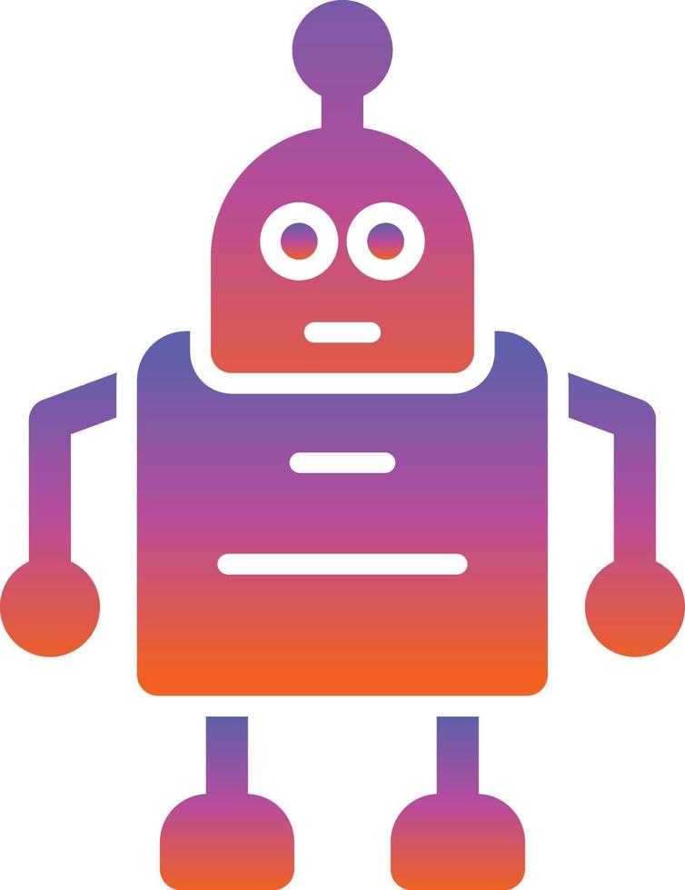 Robot Vector Icon Design