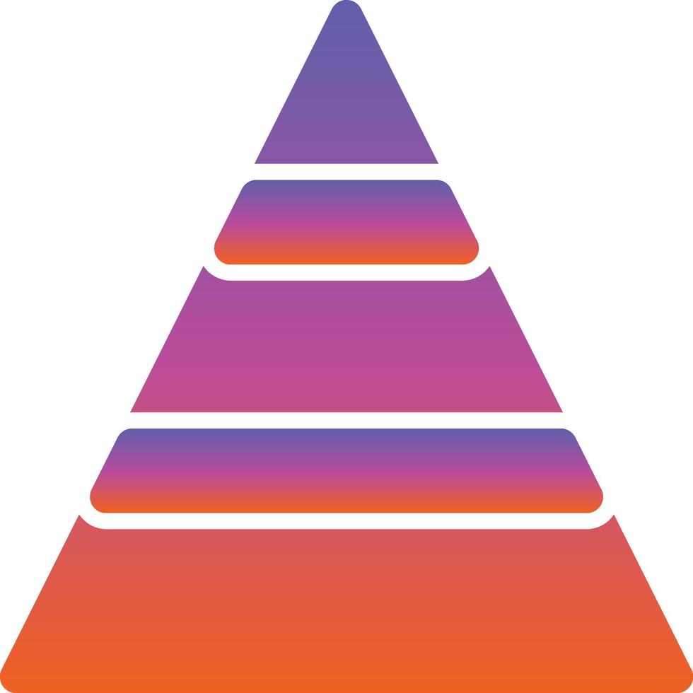Pyramid Vector Icon Design