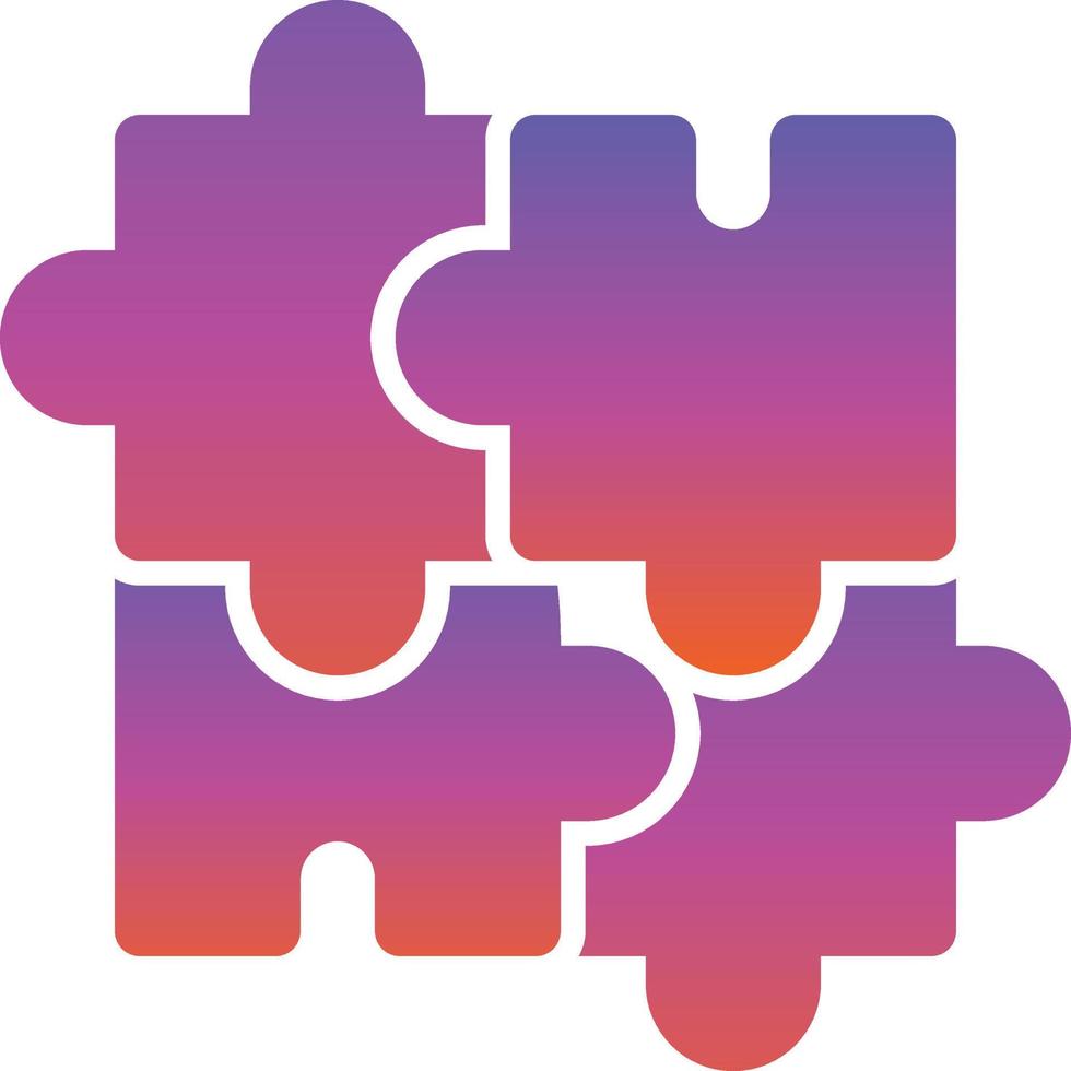Puzzle Vector Icon Design