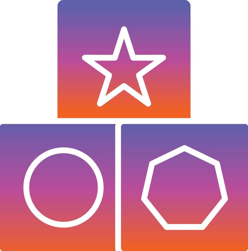 Blocks Vector Icon Design