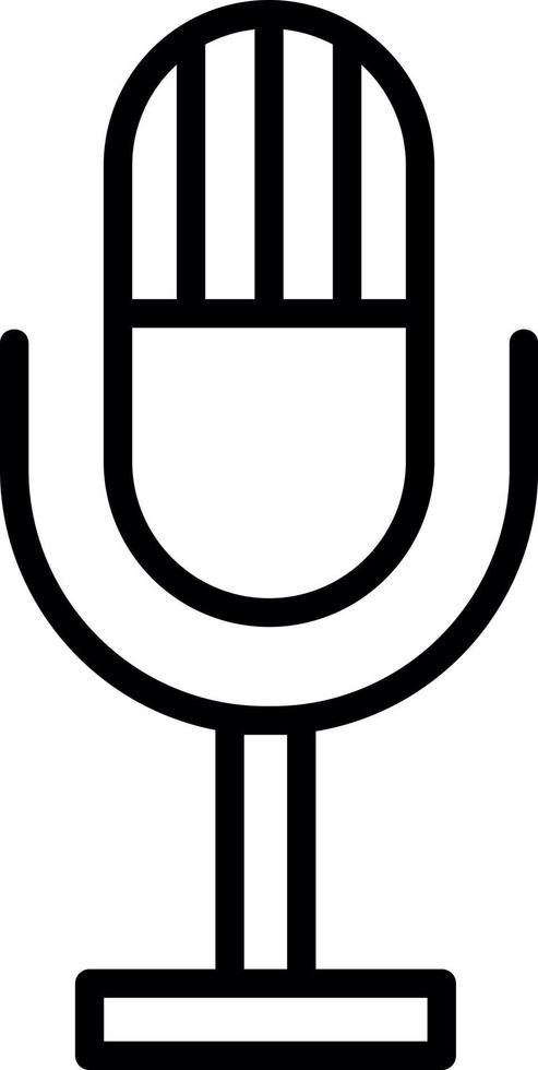Podcast Vector Icon Design