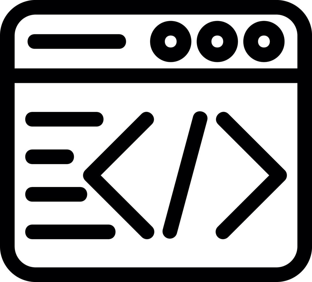 Code Vector Icon Design