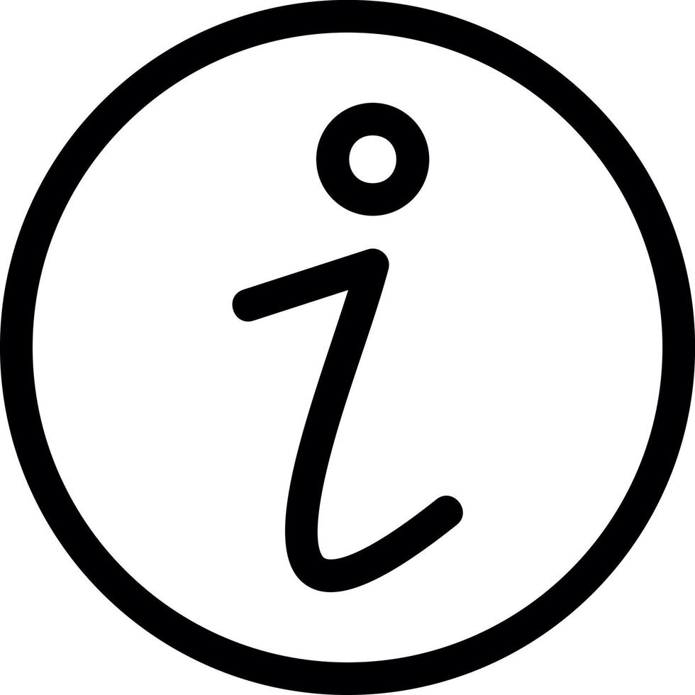 Info Vector Icon Design