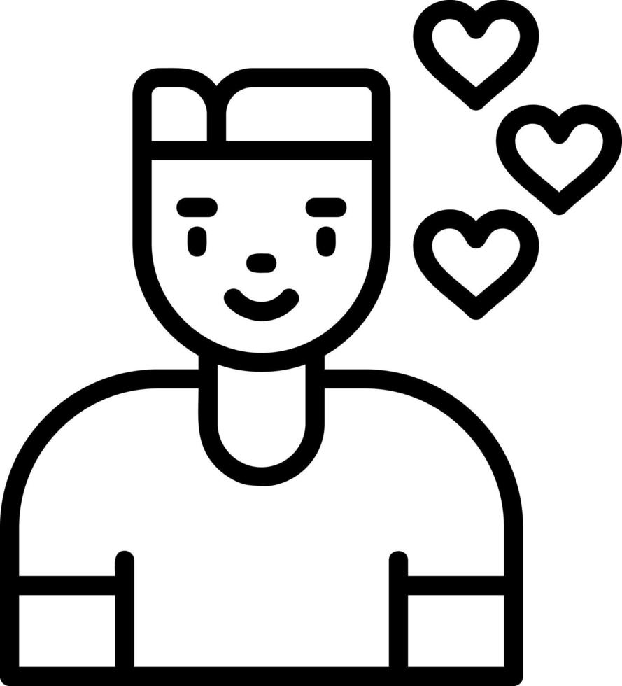 diseño de icono de vector de novio