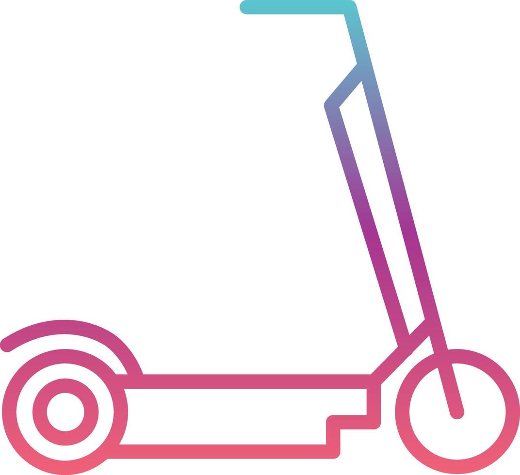 Kick Scooter Vector Icon