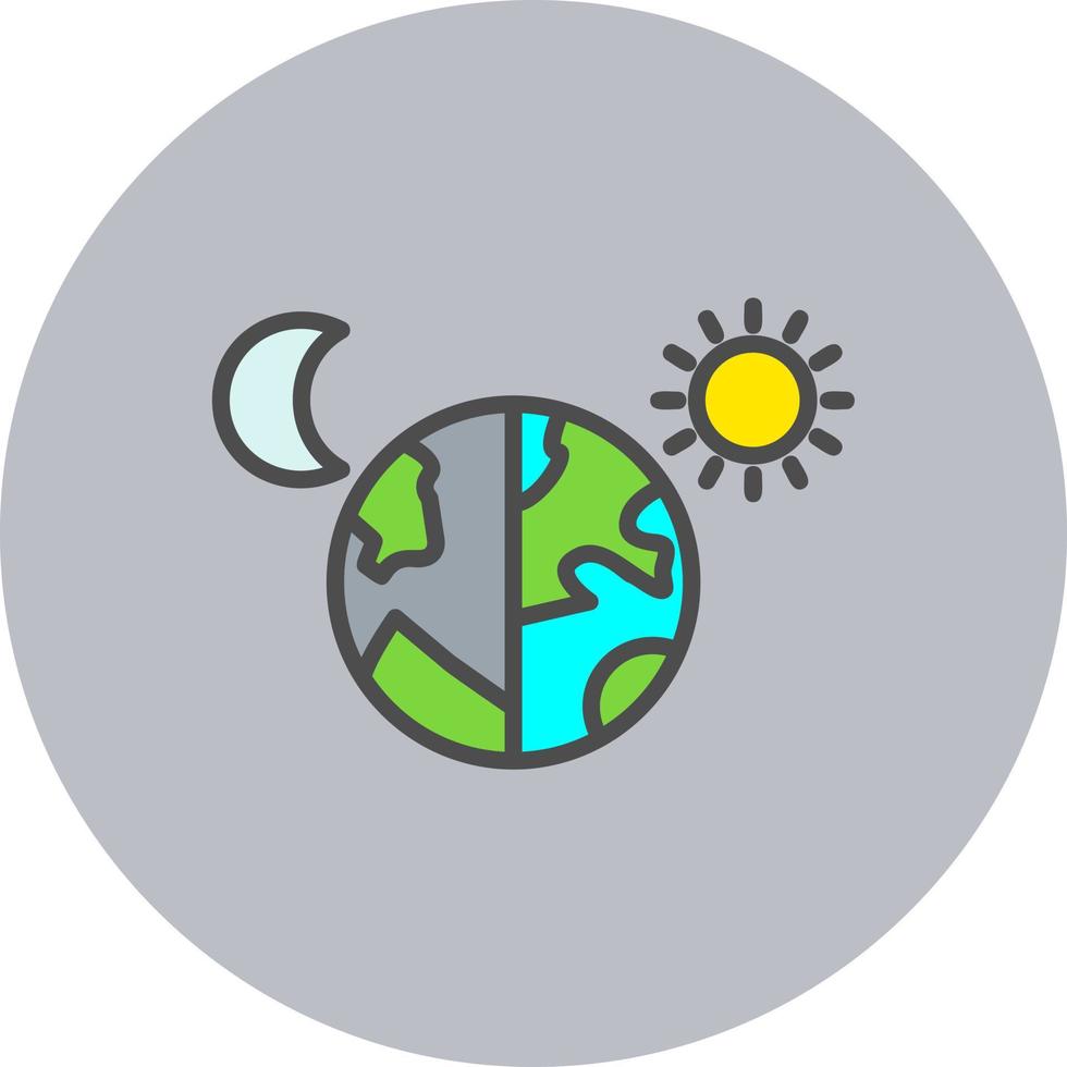 Day and Night Vector Icon