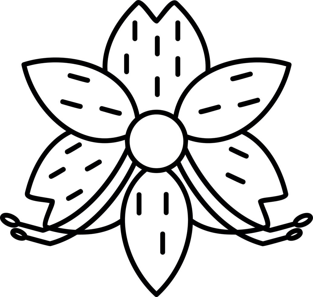 Alstroemeria Vector Icon Design