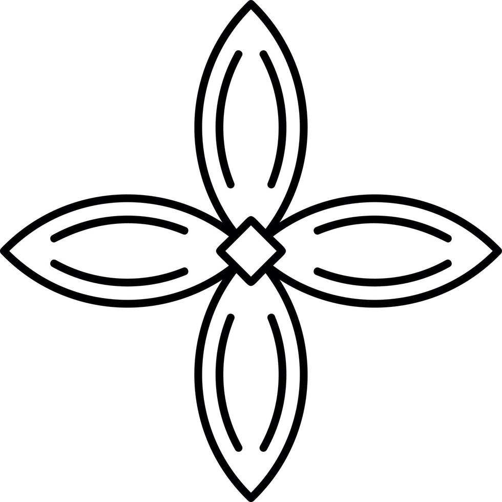 Bouvardia Vector Icon Design