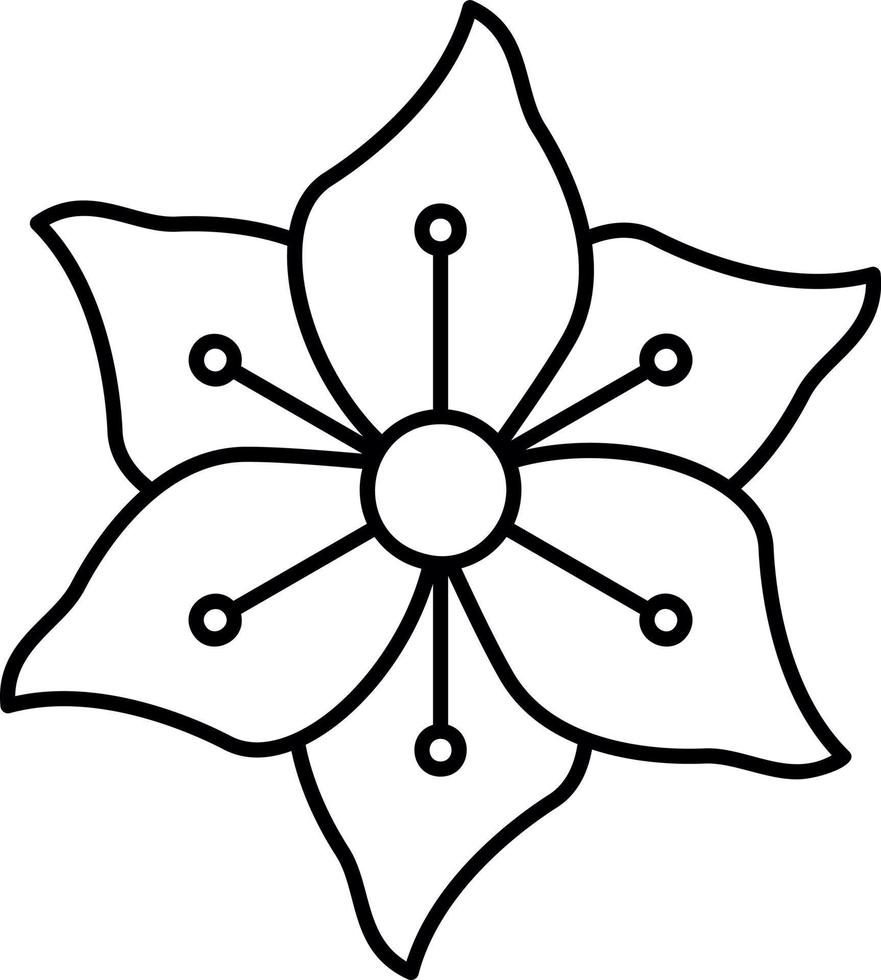 Gladiolus Vector Icon Design