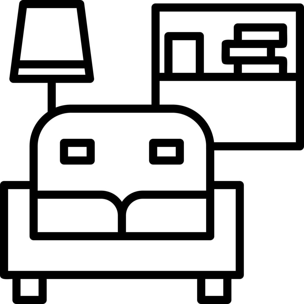 Living Room Vector Icon Design