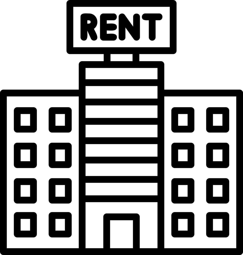 For Rent Vector Icon Design
