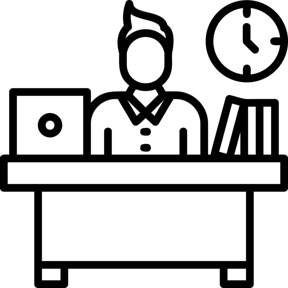 Workplace Vector Icon Design