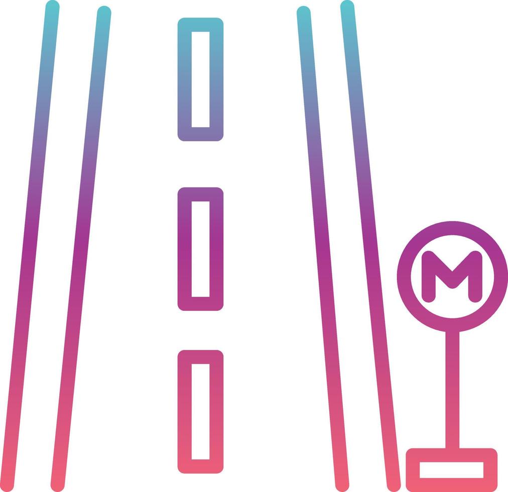 Metro Station Vector Icon