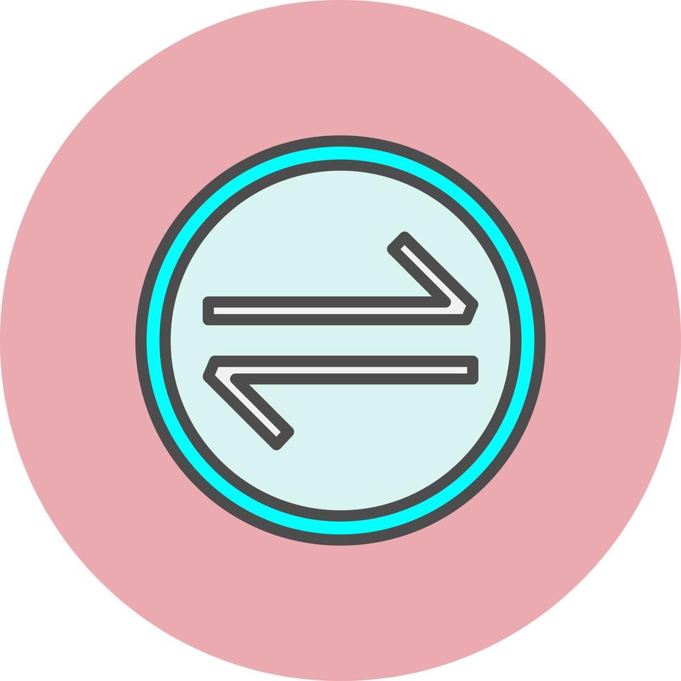 Right Left Arrow Vector Icon