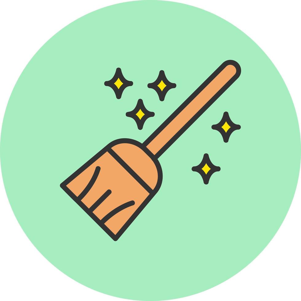 Broom Vector Icon