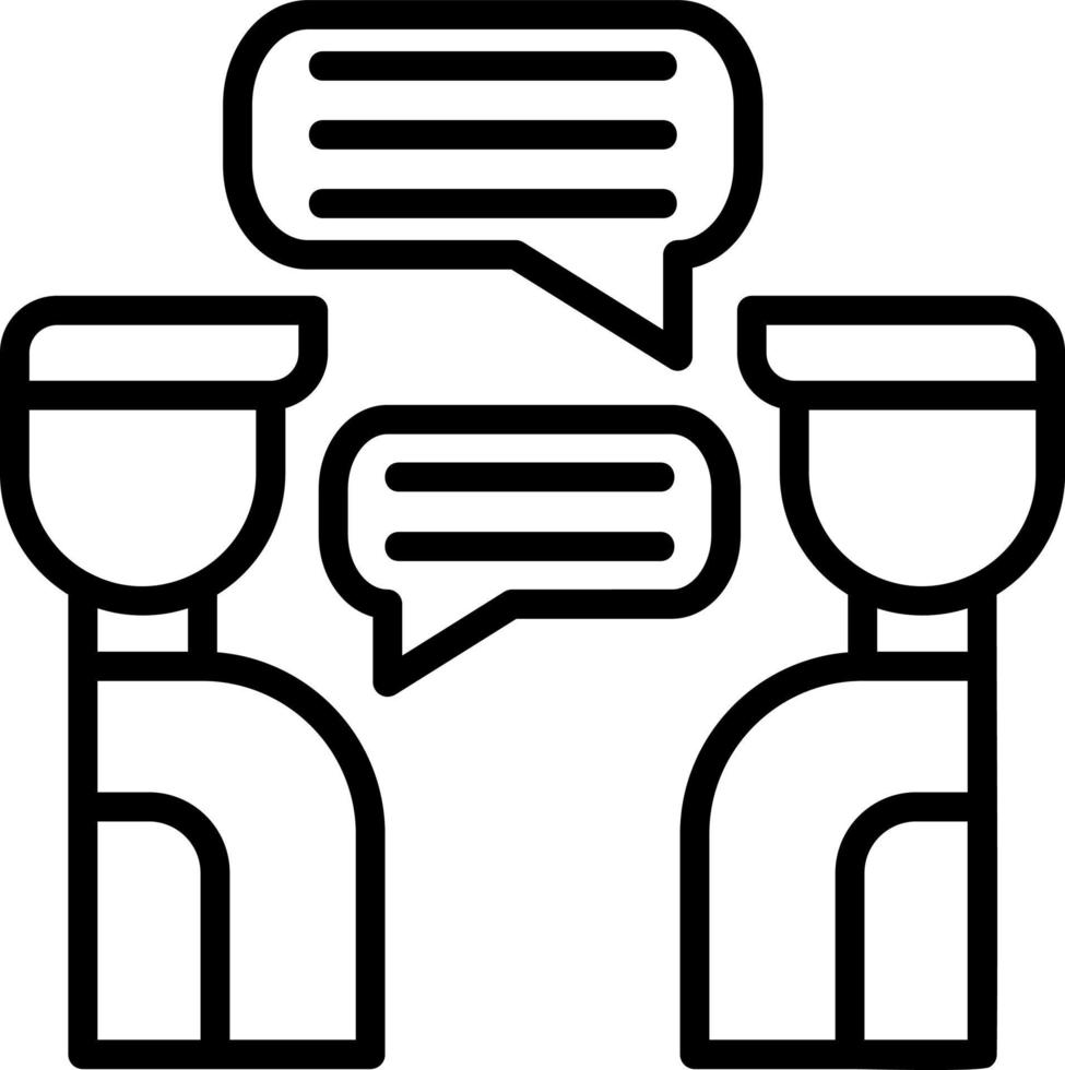 Mediator Vector Icon Design