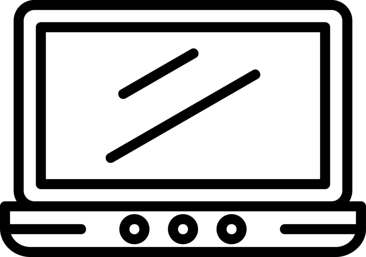 Laptop Vector Icon Design