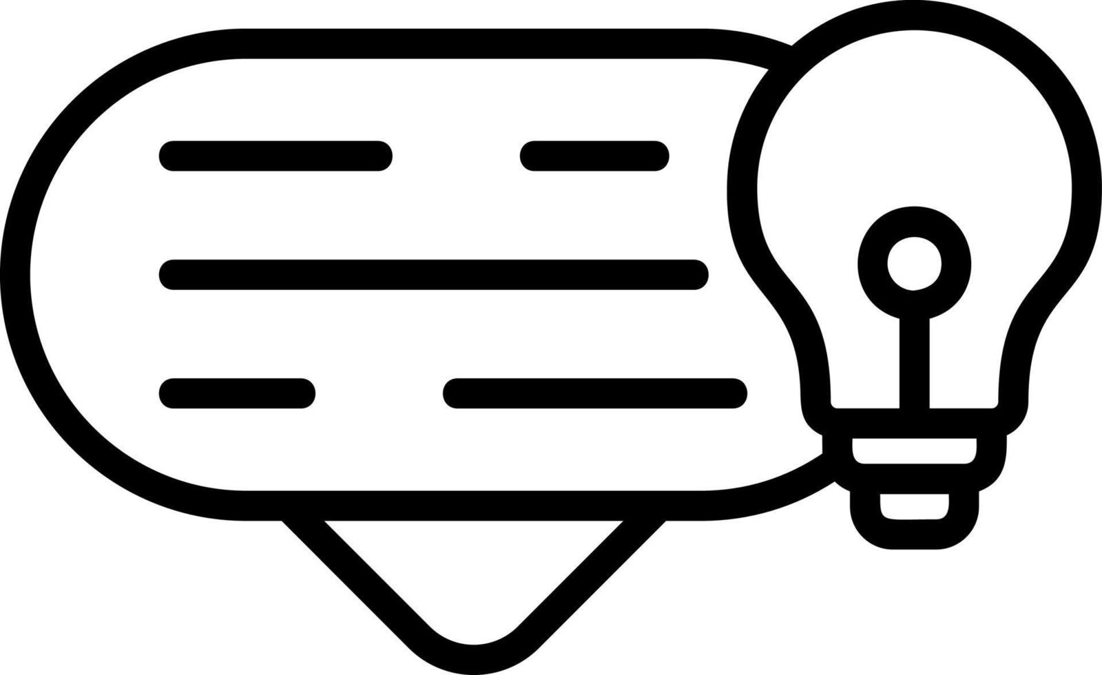 Opinion Vector Icon Design