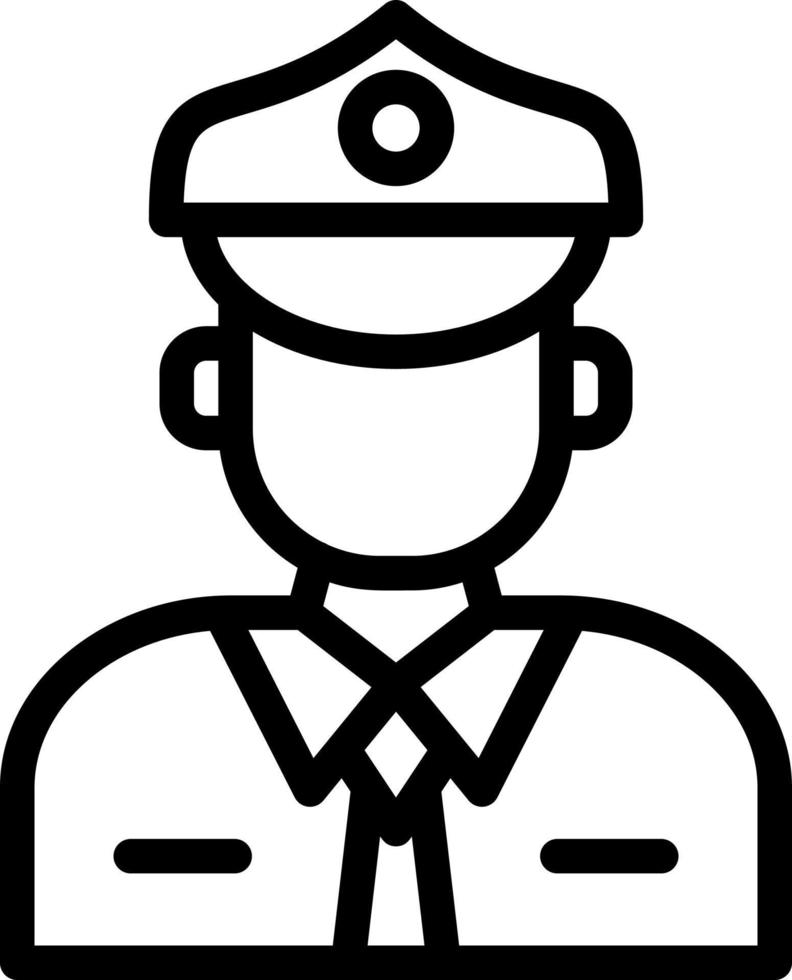 Taxi Driver Vector Icon Design