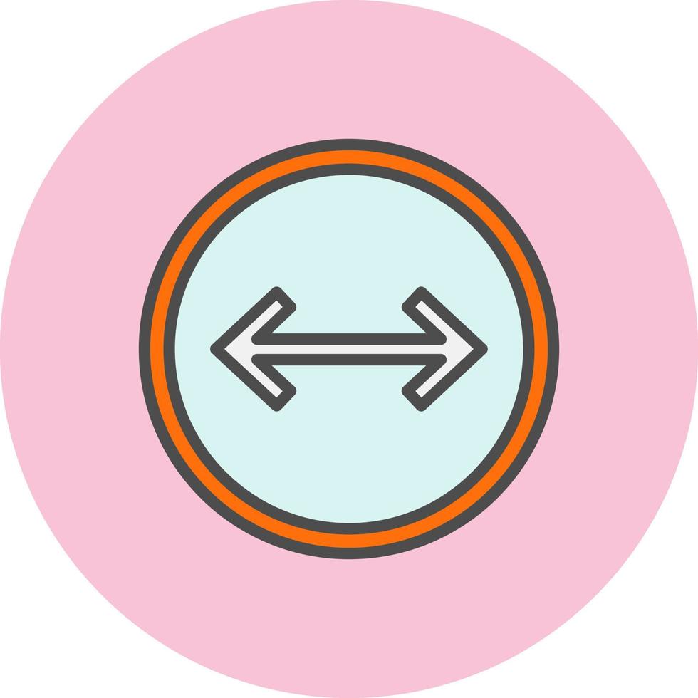 Left Right Arrow Vector Icon