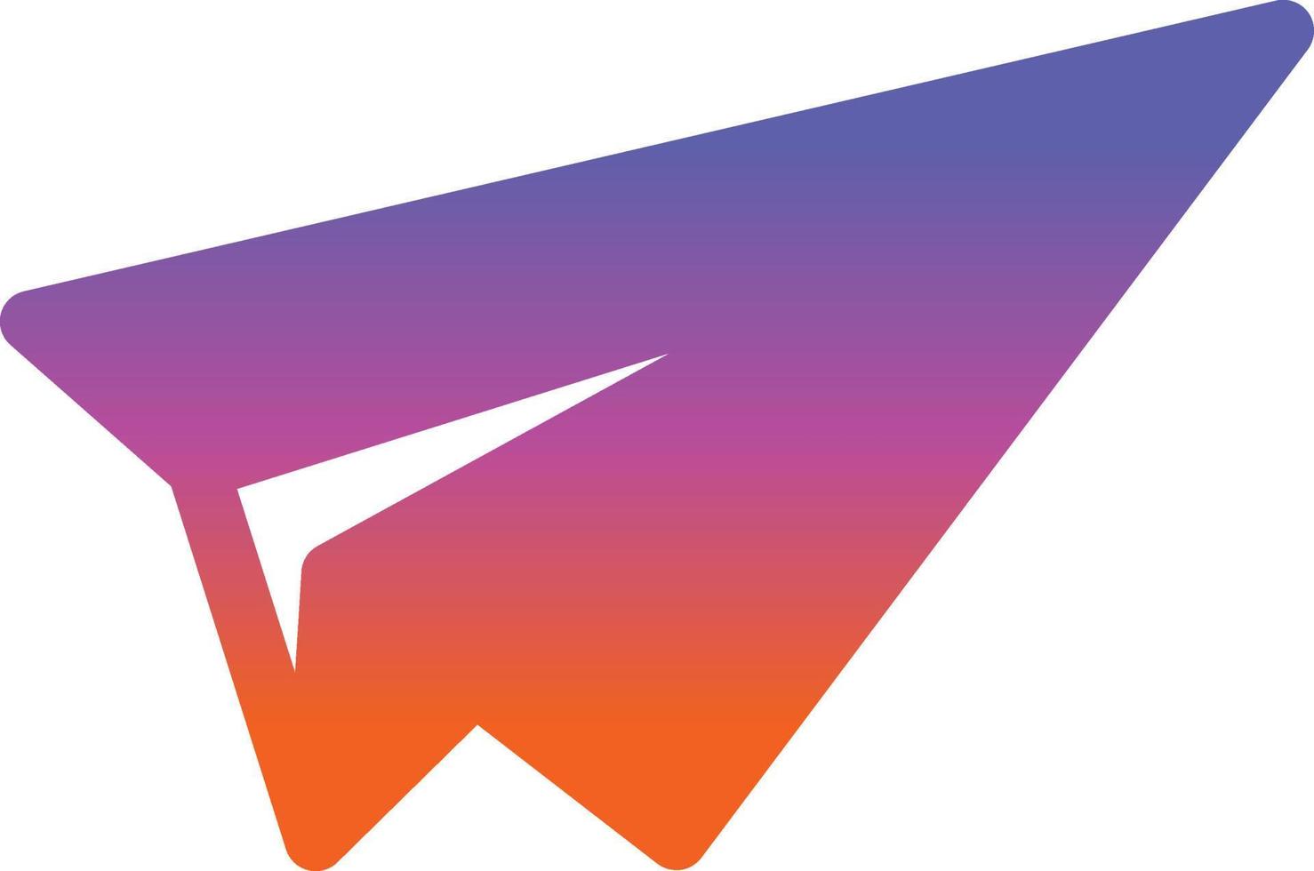 Paper Plane Vector Icon Design