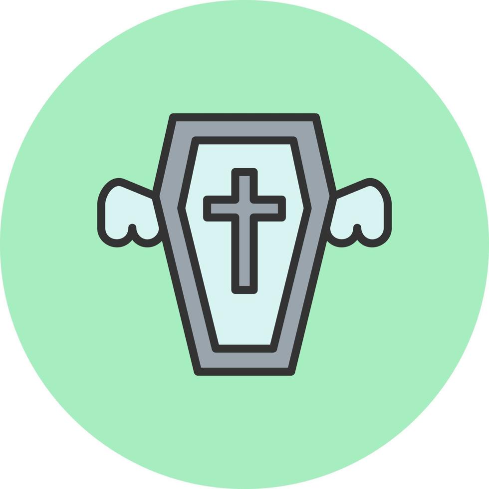 Coffin Vector Icon