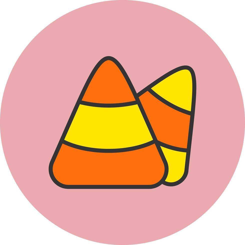 Candy Corn Vector Icon