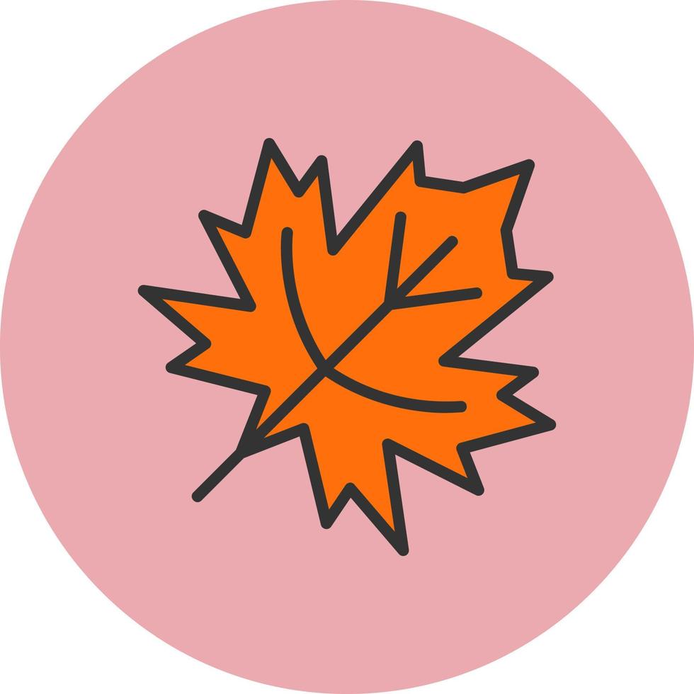 Dry Leaves Vector Icon