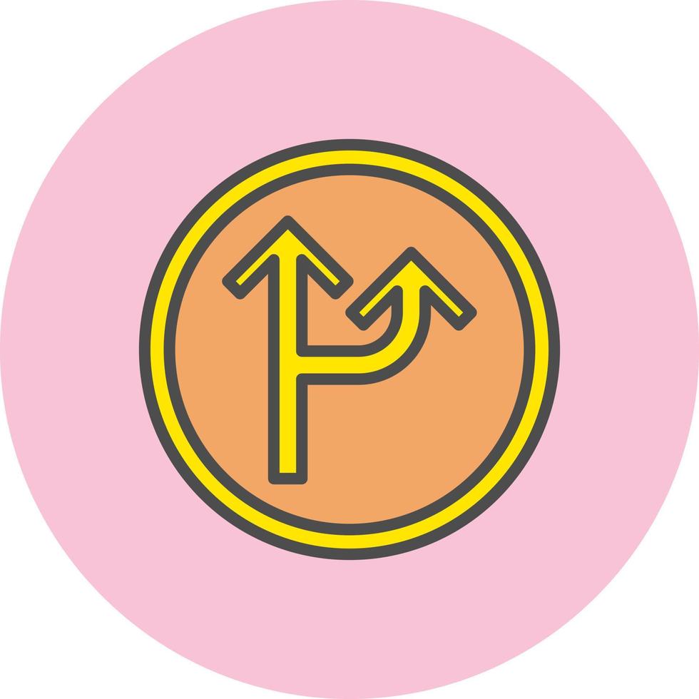Straight Arrow Vector Icon