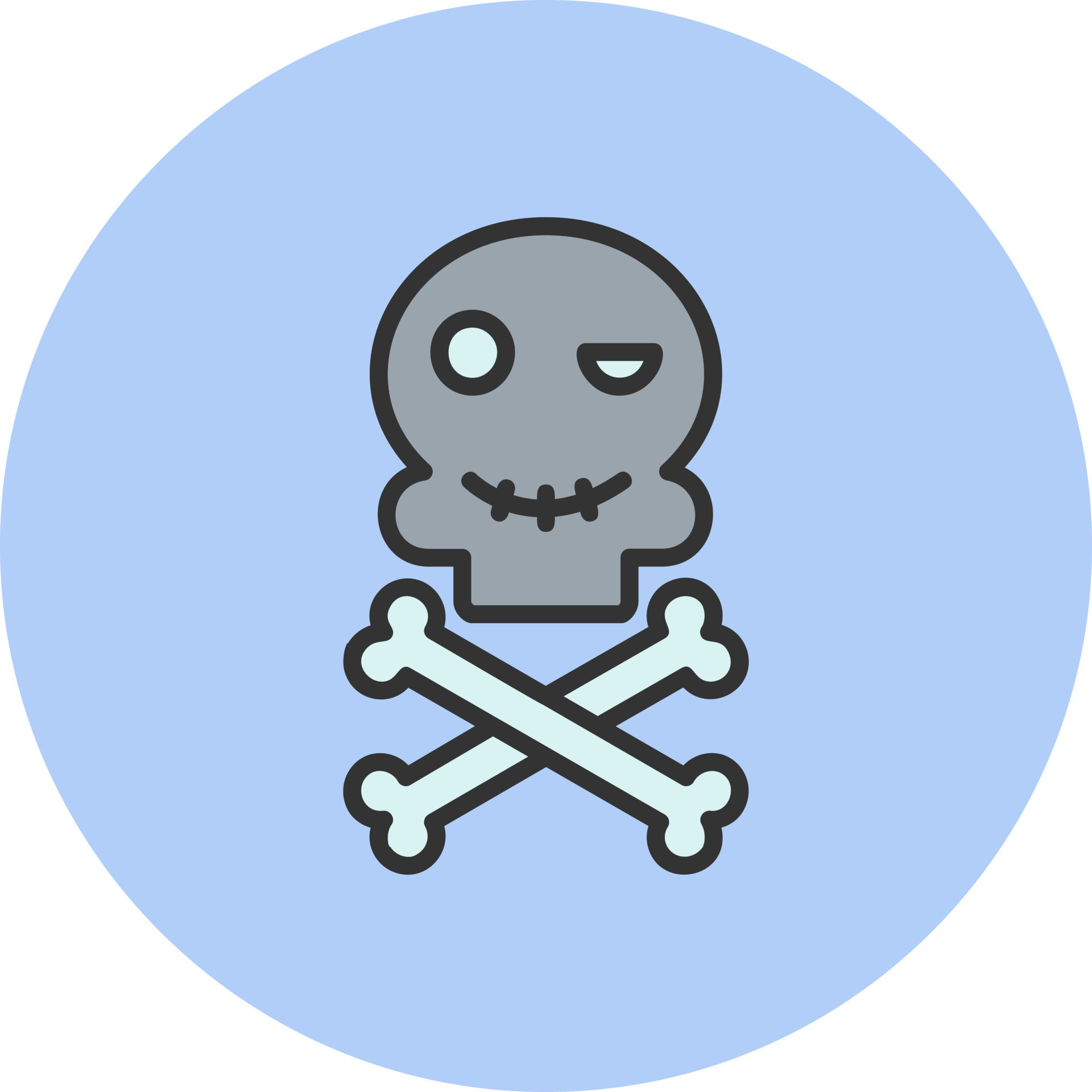 Skull Vector Icon 16492085 Vector Art at Vecteezy