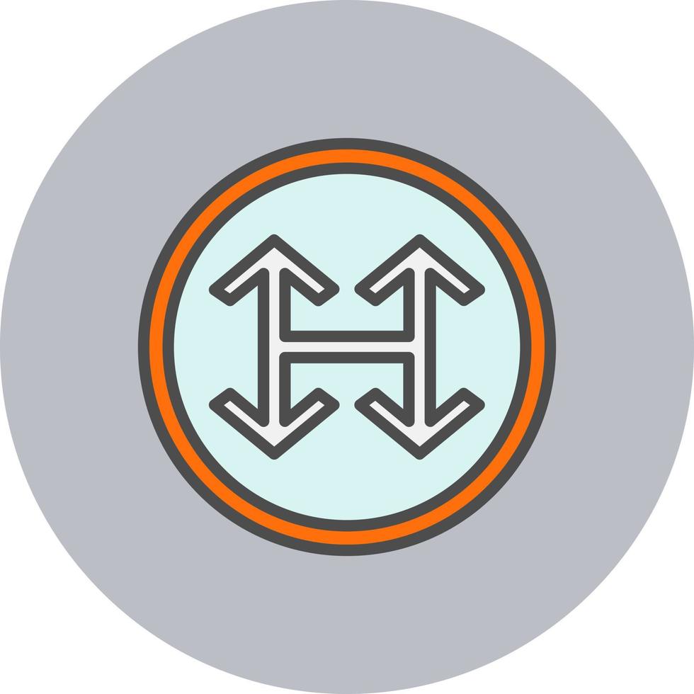 Junction Arrow Vector Icon