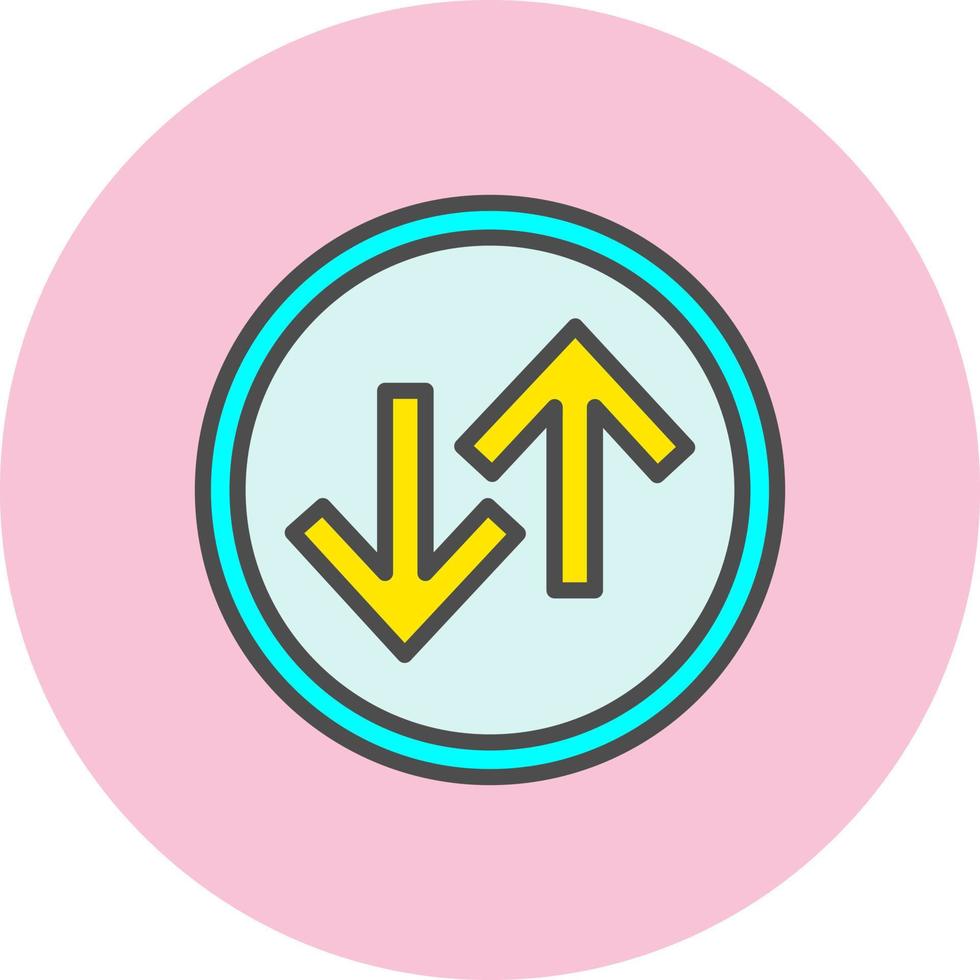 Up Down Arrow Vector Icon