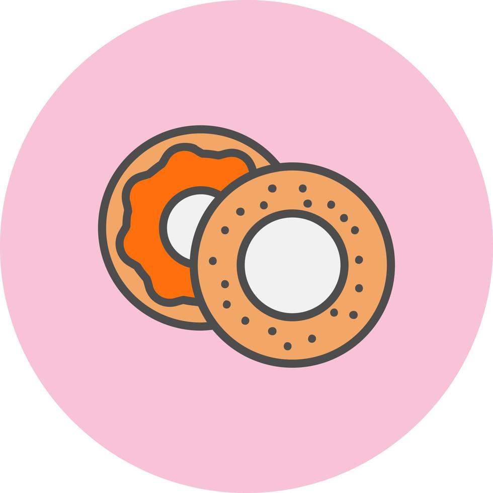 Bagel Vector Icon