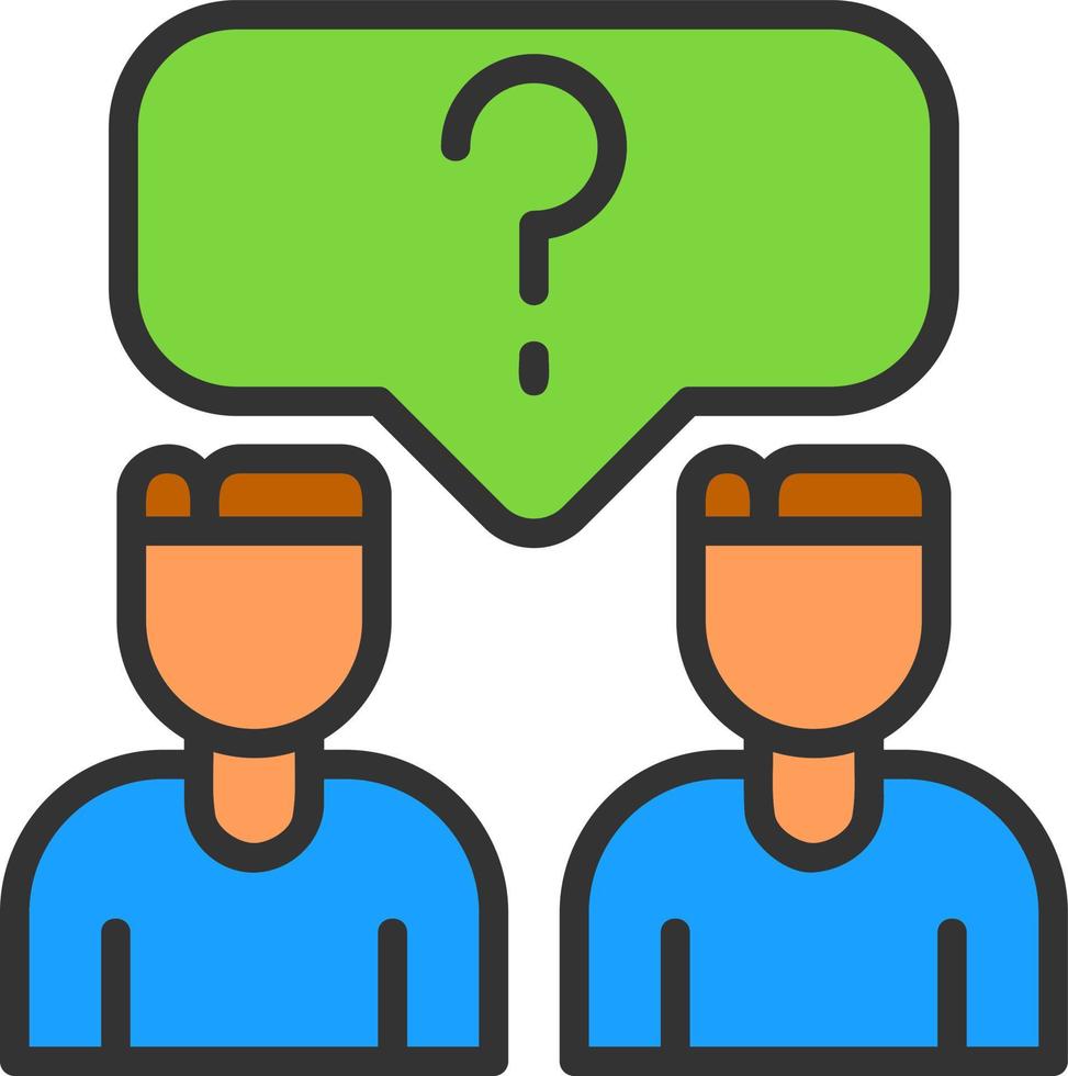 Question Vector Icon Design