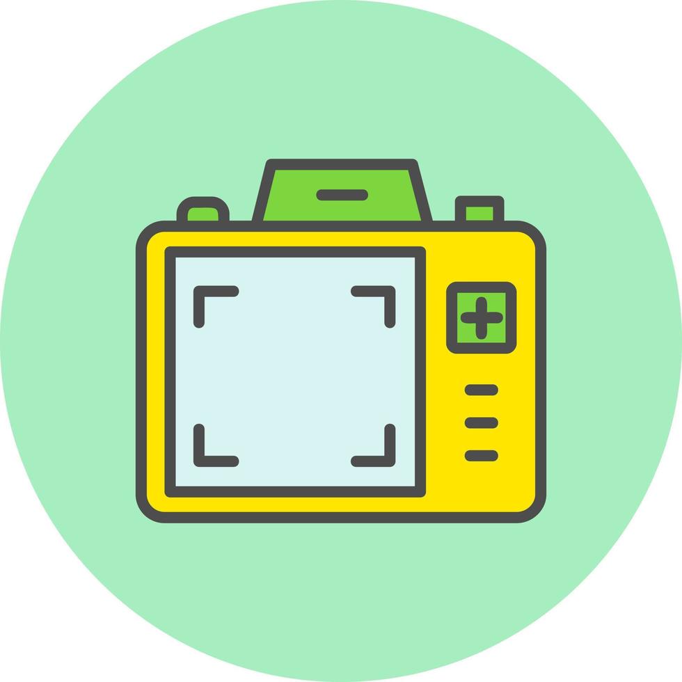 Dslr Camera Display Vector Icon