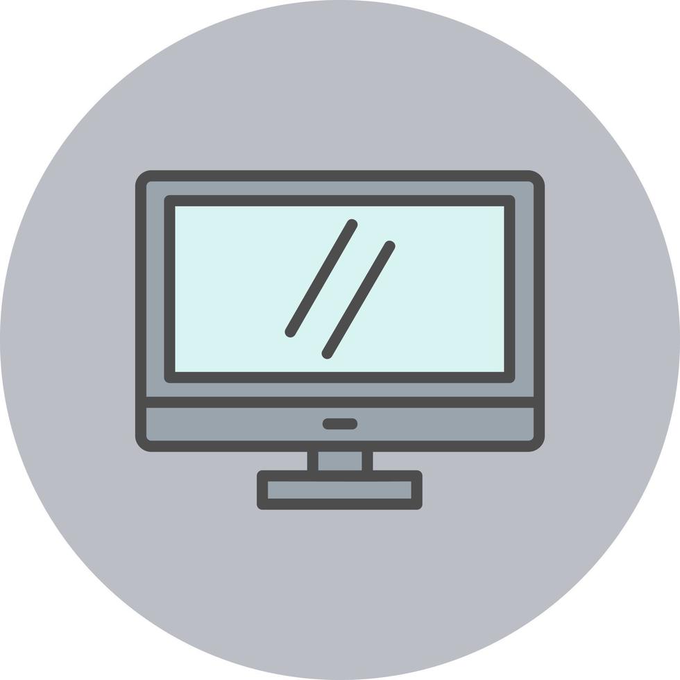 Monitor Display Vector Icon