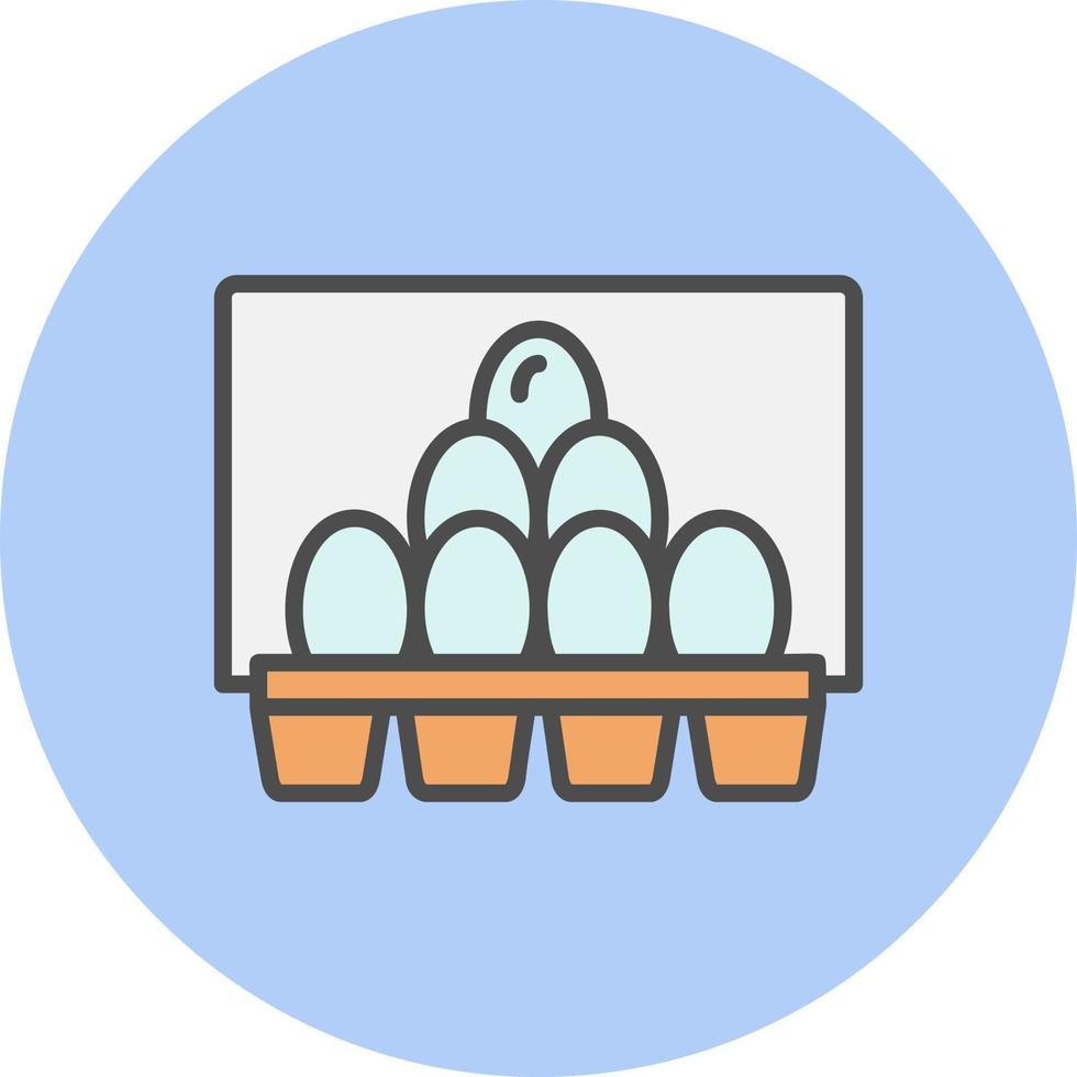 Egg Carton Vector Icon