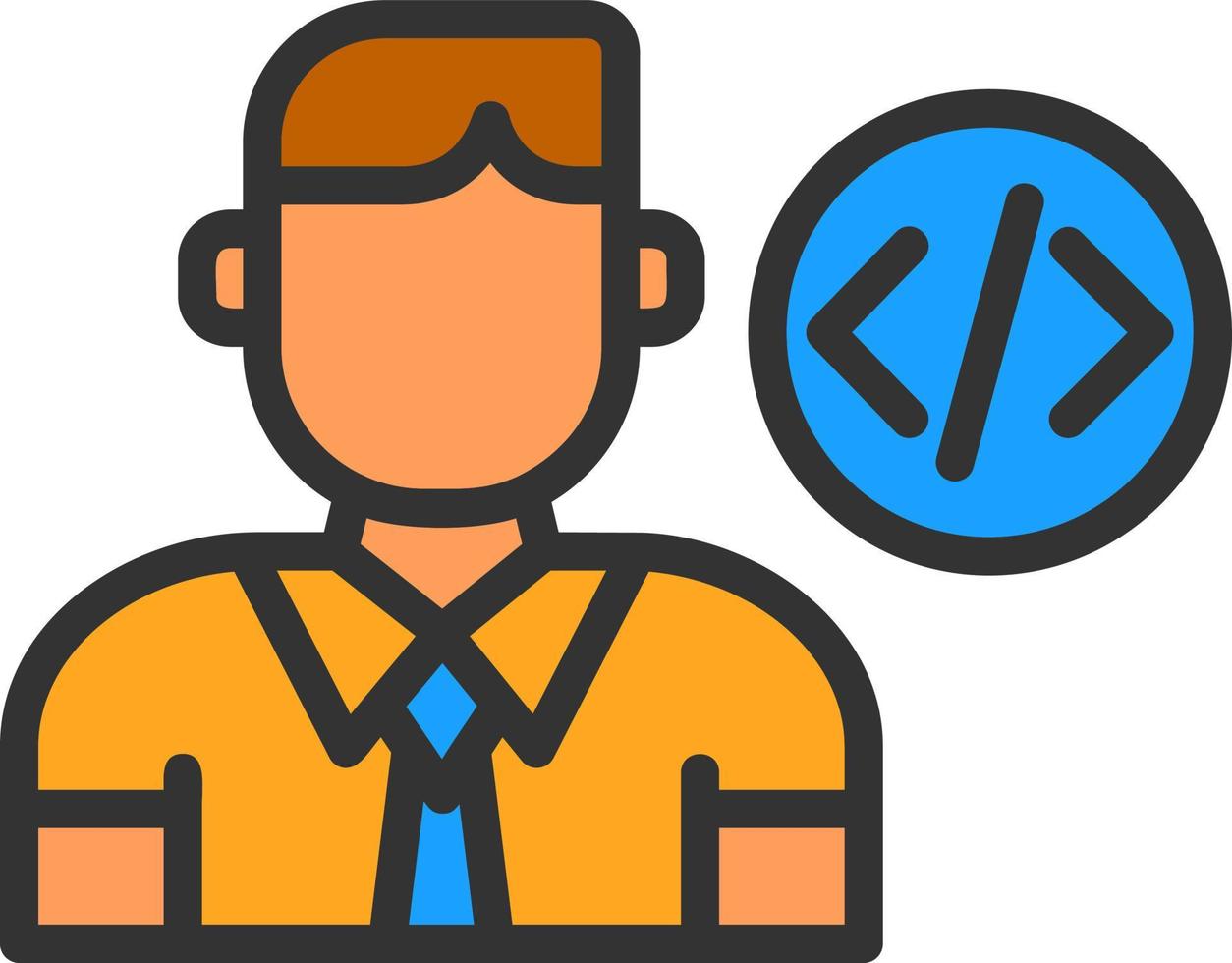 Developer Vector Icon Design 16492410 Vector Art at Vecteezy