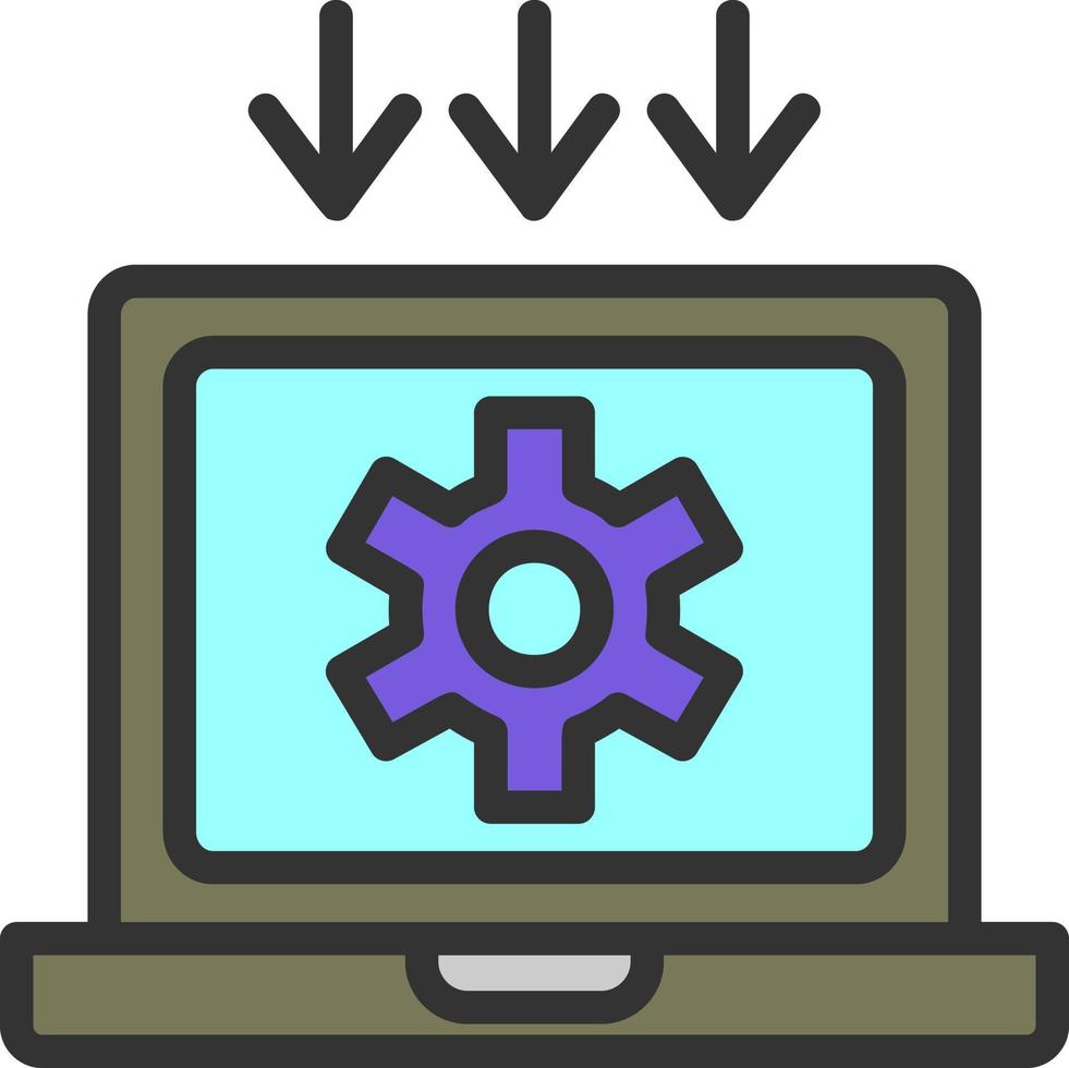 Data Processing Vector Icon Design