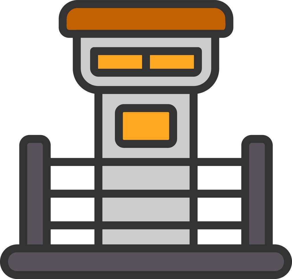 diseño de icono de vector de torre