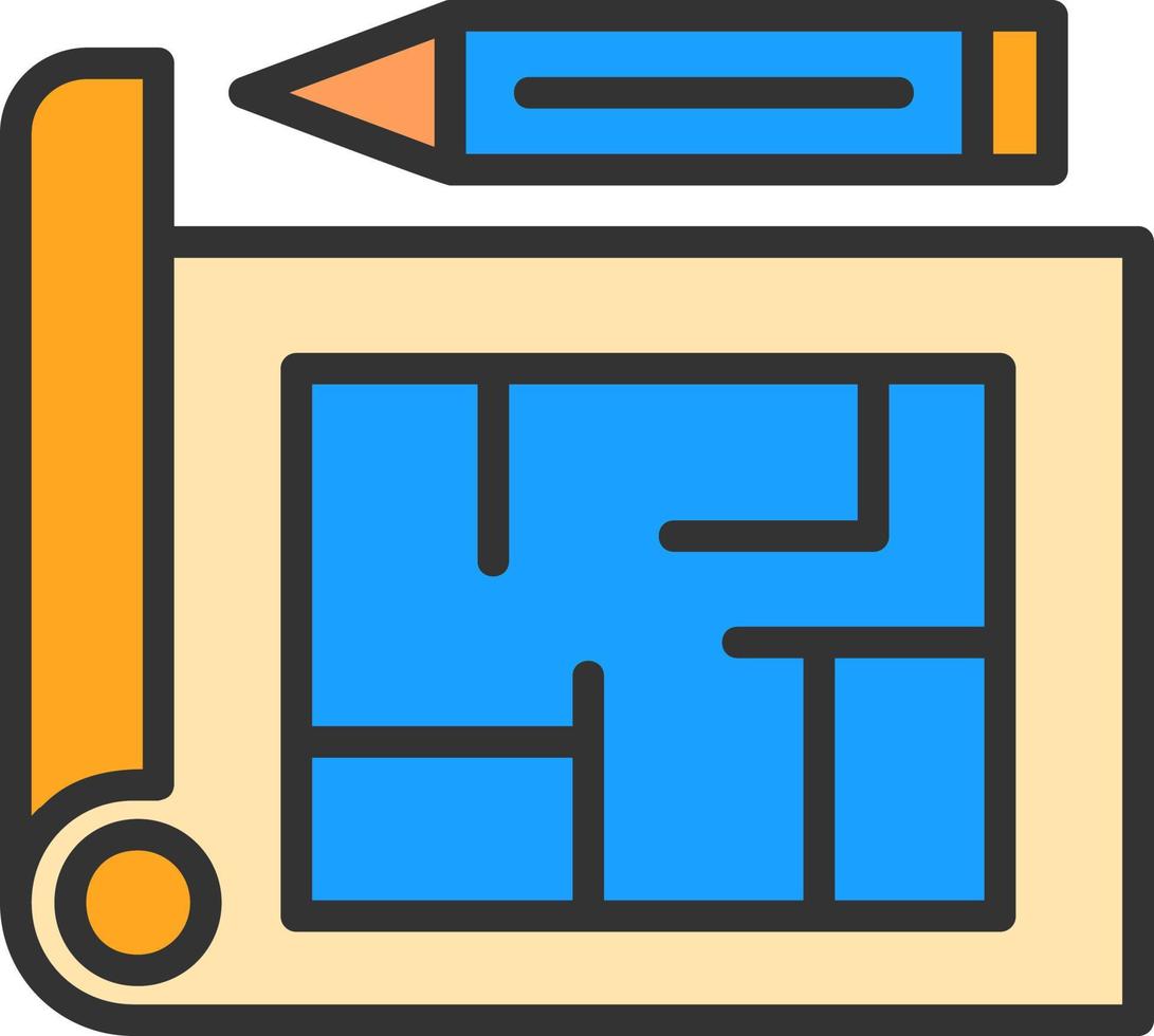 Blueprint Vector Icon Design