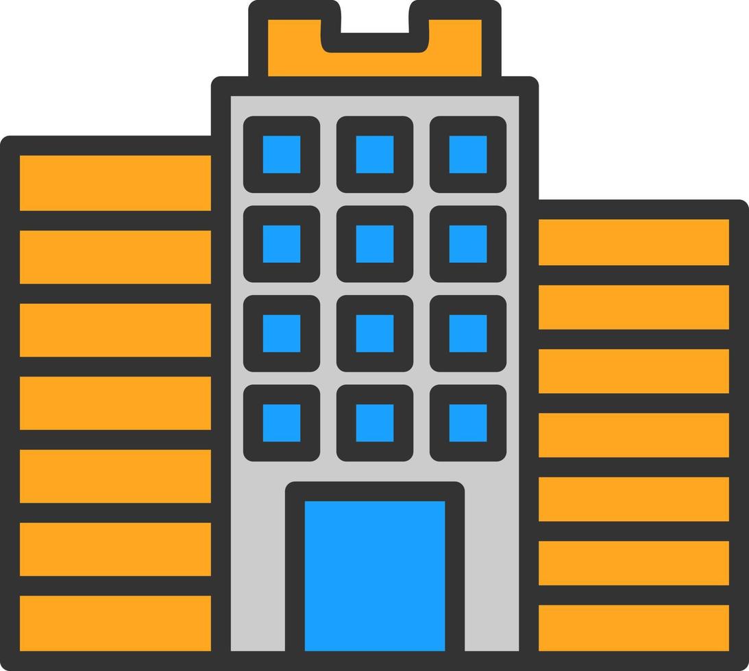 Multistorey Vector Icon Design