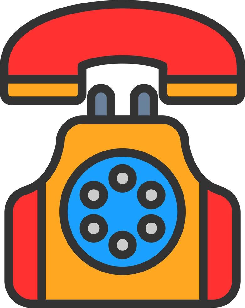 Telephone Vector Icon Design