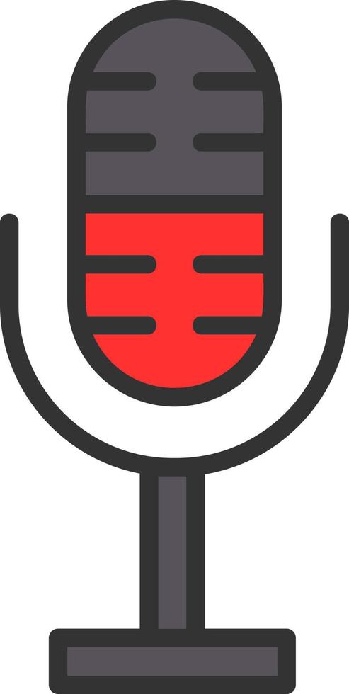 Podcast Vector Icon Design
